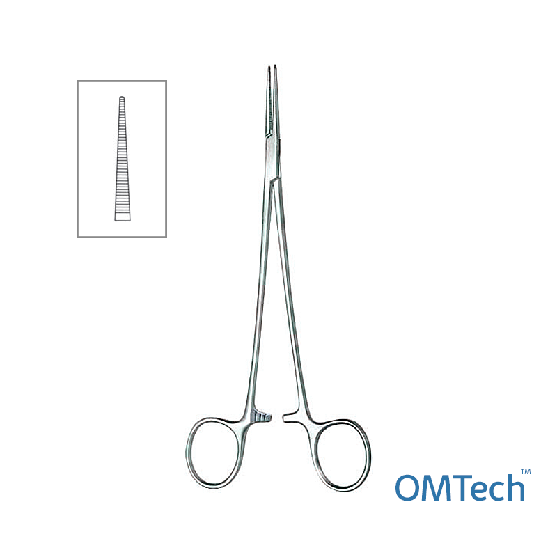 Затискач гемостатичний за Halsted-Mosquito(Холстед-Москіто), прямий, довжина 18,5 см INSIDEMED
